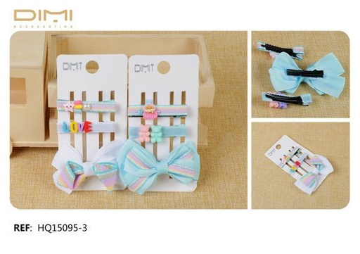 [8435693838586] Pack de pinzas 12/U HQ15095-3 - Accesorios para el cabello