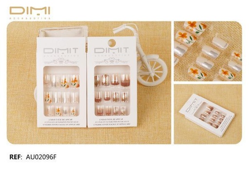 [8435693849810] Uñas postizas 12/U AU02096F - Joyería
