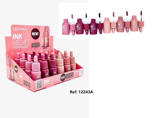 [8436045032560] Lipstick líquido permanente 24/u 12243A DD para maquillaje