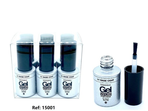 [8436045037411] Esmalte gel UV/LED base coat 6/u para uñas