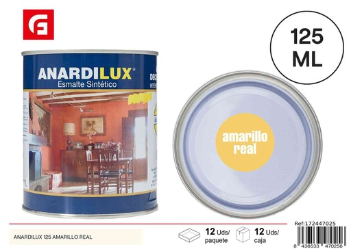 [172447025] Pintura Anardilux amarilla 125ml para proyectos y manualidades