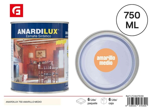 [172447030] Pintura Anardilux 750 amarillo medio - Pinturas acrílicas
