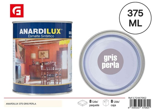 [172447062] Pintura Anardilux 375 gris perla para proyectos de bricolaje