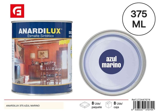 [172447074] Pintura Anardilux azul marino 375ml para decoración