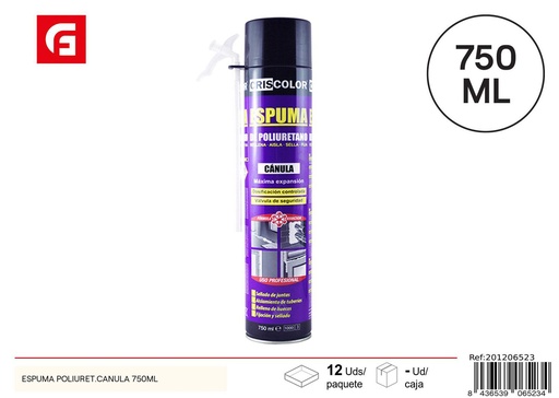 [201206523] Espuma de poliuretano 750 ml - Productos de construcción
