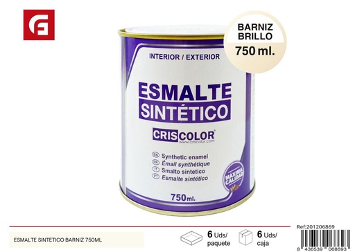 [201206869] Esmalte sintético barniz 750ml