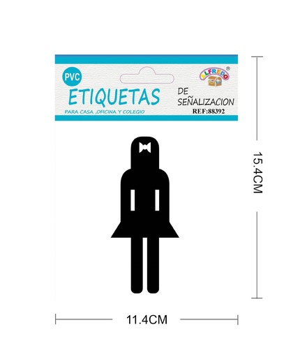 [88392] Etiquetas de señalización 11.4x15.4 cm - Etiquetas de PVC