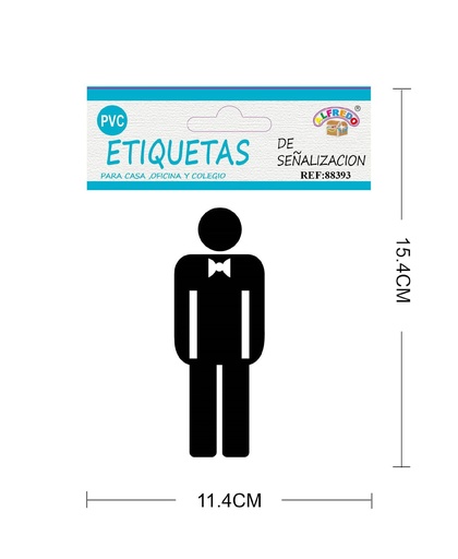 [88393] Etiquetas de señalización 11.4x15.4 cm - Etiquetas de PVC