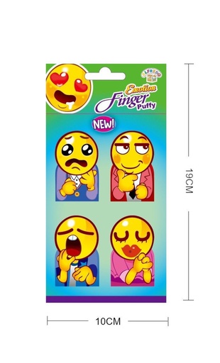 [88703] Stickers puffy "marioneta para dedo" 10x19cm para manualidades