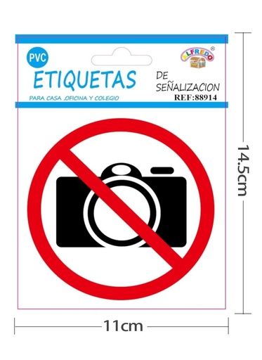 [88914] Etiquetas de señalización 11.4x11.4 cm - Material de oficina
