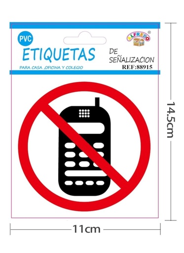 [88915] Etiquetas de señalización 11X14.5 cm - Etiquetas de PVC