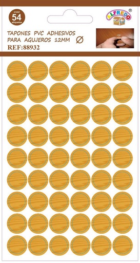 [88932] Tapones de PVC autoadhesivos 10x15 cm color pino - Accesorios decorativos
