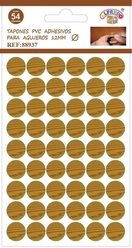 [88937] Tapones de PVC autoadhesivos 10x15 cm color roble - Accesorios decorativos