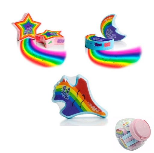 [8436559475655] Bomba de baño luna avión estrella surtido - Productos de cuidado personal