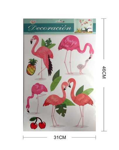 [DEC471] Decorativo de pared vinilo "Flamenco" 31x46cm - Decoración de pared