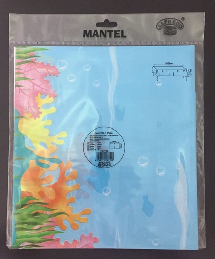 [FST752] Mantel animales marinos S6 para fiestas