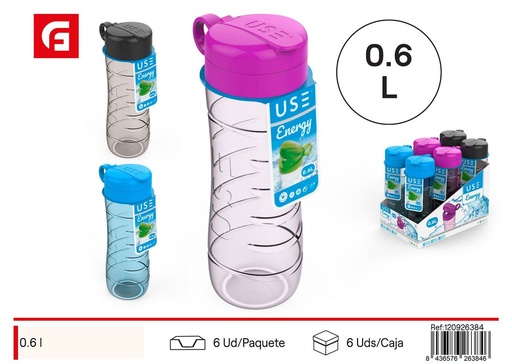 [120926384] Botella de plástico 0.6L Energy surtida - Utensilios de cocina