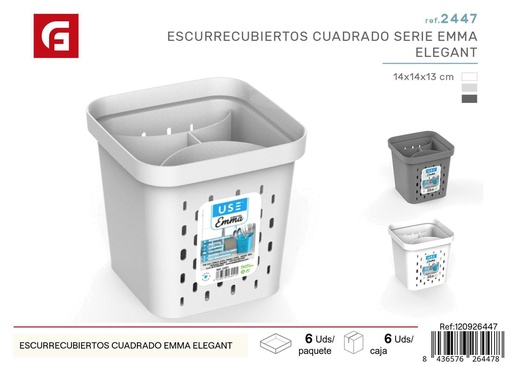 [120926447] Escurre cubiertos cuadrado 14*14*13cm - Accesorios de cocina