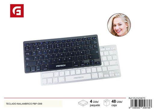 [352325873] Teclado inalámbrico PBP-099