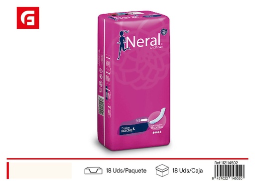 [112114502] Compresas nocturnas NERAL 10UD. - Productos de cuidado personal