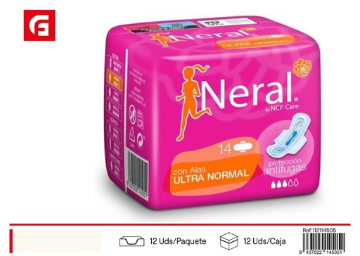 [112114505] Compresas ultra alas 14 unidades normal - Productos de cuidado personal