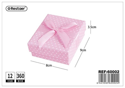 [60002] Caja de regalo rectangular 9x8x3.5cm