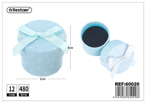 [60020] Caja de regalo redonda 5x5x4cm con tapa