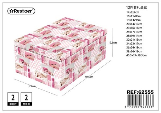 [62555] Caja de regalo 12pcs 40.5x29x19.5cm