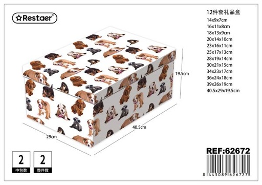 [62672] Caja de regalo 12pcs 40.5x29x19.5cm