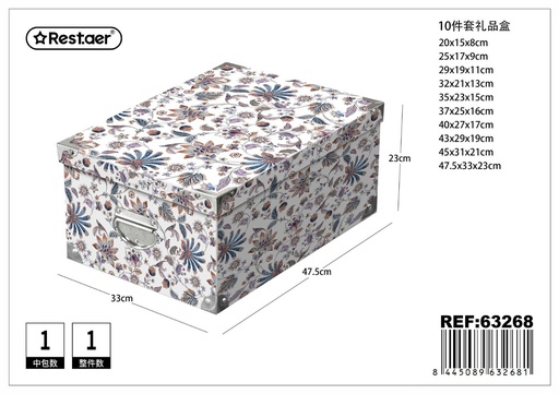 [63268] Caja de regalo 10pcs 47.5x33x23cm