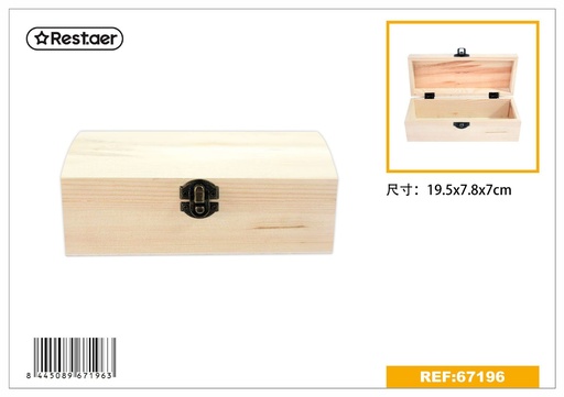 [67196] Caja de madera de paulownia 19.5*7.8*7 cm - Artículos de regalo