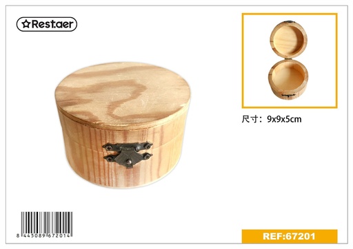 [67201] Caja de madera 9*9*5CM - Artículos de regalo y cajas de madera