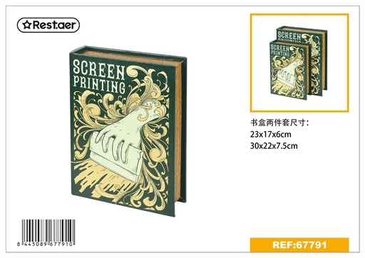 [67791] Caja de metal 2 piezas - Artículos de regalo