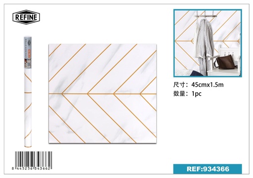 [934366] Rollo adhesivo estampado 45cmx1.5m para decoración