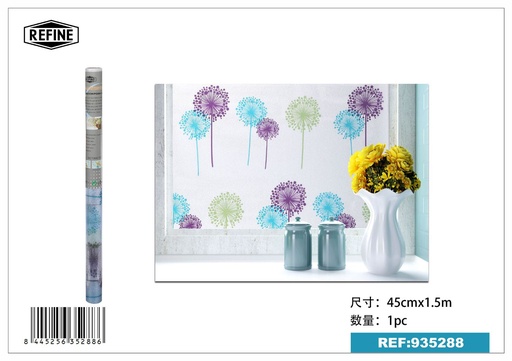 [935288] Vinilo estático decorativo para vidrios 45cm x 1.5m