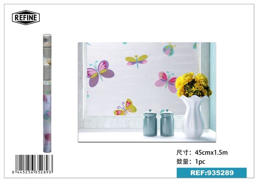 [935289] Vinilo estático decorativo para vidrios 45cm x 1.5m