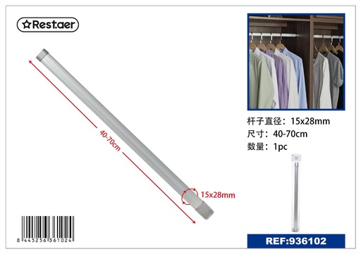 [936102] Varilla para armario 40-70cm - Accesorios de almacenamiento