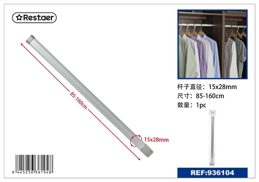 [936104] Varilla de armario extensible 85-160cm