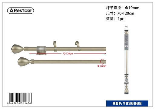 [Y936968] Barra de cortina 70-120cm para ventanas