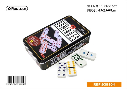 [939104] Dominó de melamina 55 piezas - Juegos de mesa