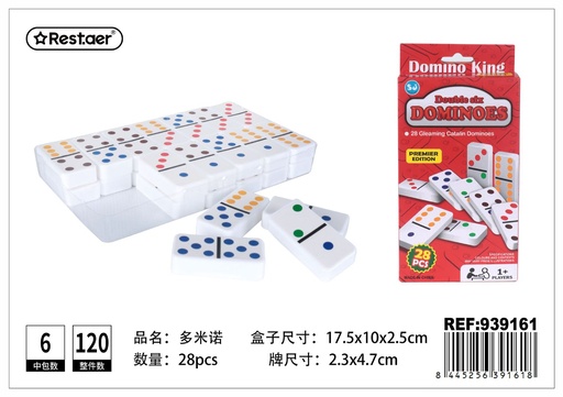 [939161] Dominó de plástico - Juguetes y juegos de mesa