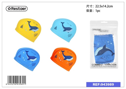[943989] Gorro de natación PU (niño) - Ropa de natación