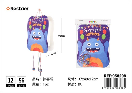 [958208] Bolsa de piñata sorpresa para fiestas - Artículos de fiesta y celebraciones