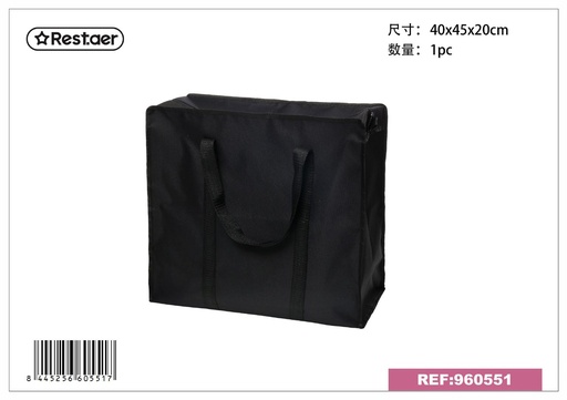 [960551] Bolsa de almacenamiento negra 40x45x20cm