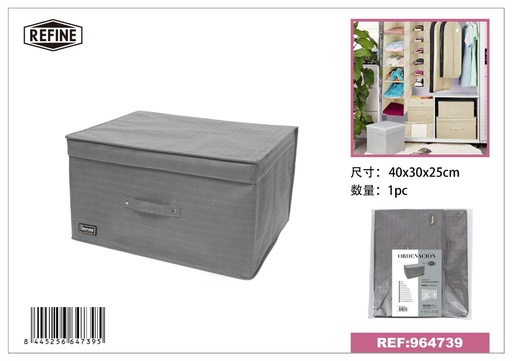 [964739] Caja de almacenamiento impermeable 40x30x25 cm - Organización del hogar