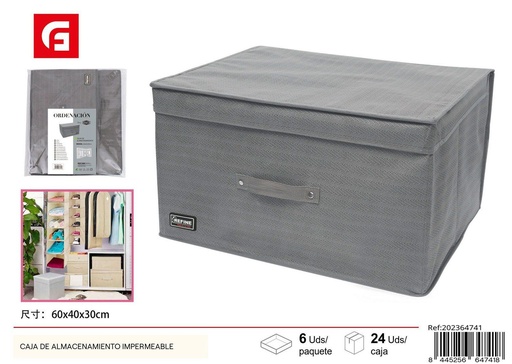 [964741] Caja de almacenamiento impermeable 60x40x30cm