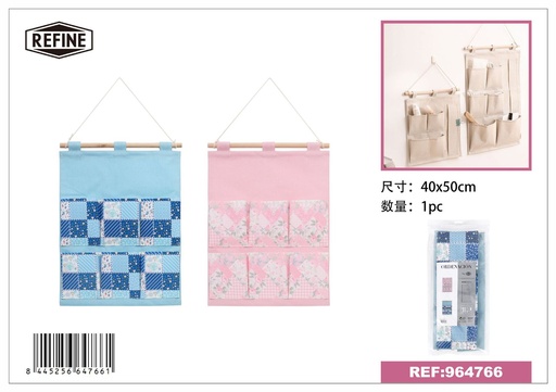 [964766] Organizador colgante 6 bolsillos 40*50 cm - Organizador de hogar