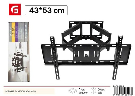 [00406] Soporte articulado para TV 14-55 pulgadas