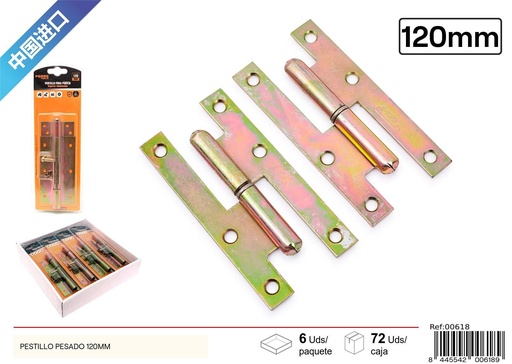 [00618] Pestillo pesado de 120mm - Herrajes y accesorios