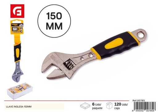 [00785] Llave inglesa con mango 150mm para ajustes y reparaciones